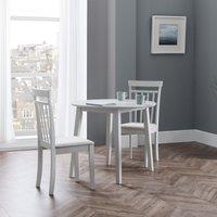 Coast Round Drop Leaf Dining Table with 4 Coast Chairs