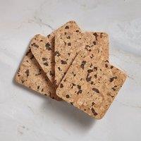 Set of 4 Square Cork Coasters