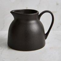 Amalfi Reactive Glaze Black Jug Black