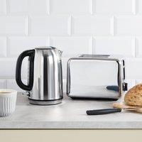 Kettle and Toast Set Silver