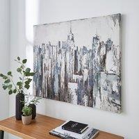 Smart Industrial Cityscape Canvas