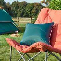 2 in 1 Peacock Camping Cushion & Throw Blanket