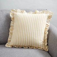 Frilled Stripe Cushion Cover