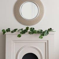 Artificial Variegated Monstera Garland