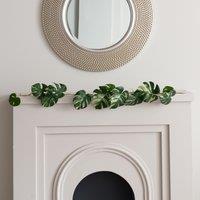 Artificial Variegated Monstera Garland