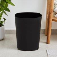 9L Black Plastic Bin