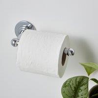 Hotel Chrome Toilet Roll Holder Silver