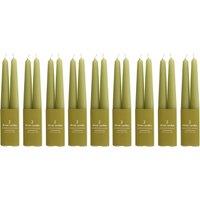 9 Packs of 2 Green Dinner Candles Green