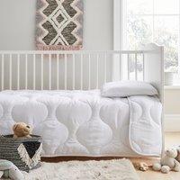 Fogarty Little Sleepers Perfectly Washable 4 Tog Cot Bed Duvet and Pillow Set White