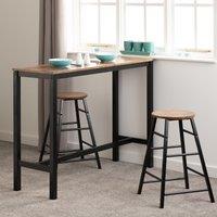 Athens Rectangular Bar Table with 2 Stools