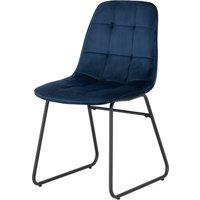 Lukas Set of 2 Dining Chairs, Velvet