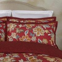 Dorma Samira Saffron Red Oxford Pillowcase Pair