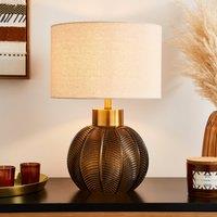 Colleen Glass Table Lamp Gold
