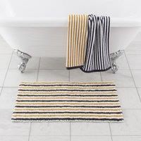 Stripe Bobble Bath Mat