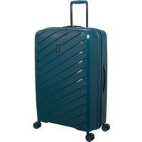 IT Luggage Blue Solidite Hard Shell Suitcase