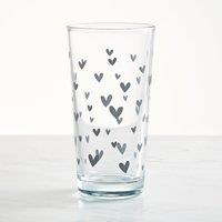 Hearts Highball Glass