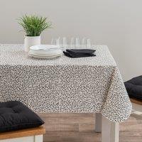 Spots Wipe Clean Tablecloth Monochrome