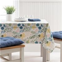 Abstract Floral Wipe Clean Tablecloth