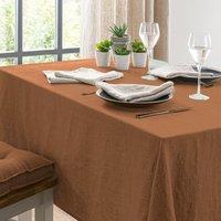 Cartmel Linen Tablecloth Brown