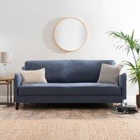 Soft Marl 3 Seat Sofa Cover Blue