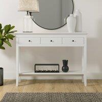 Lynton Console Table White