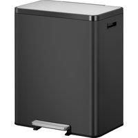 EKO Ecocasa II 30/30L Matt Black Steel Recycling Bin