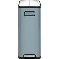 EKO Ecofly 20/20L Titanium Blue Steel Recycling Bin