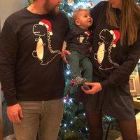 Christmas Dino Kids Jumper