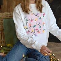 Christmas Lights Adult Jumper