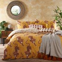 Furn. Tibetan Tiger Duvet Cover and Pillowcase Set