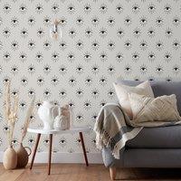 furn. Theia Wallpaper Grey/Black