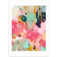 East End Prints Lune Tombee Sur Terre Print