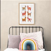 East End Prints Alpaca Print