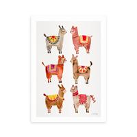 East End Prints Alpaca Print