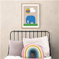 East End Prints Elephant Print