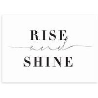 East End Prints Rise and Shine Print