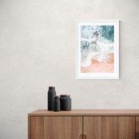 East End Prints Sands of Coral Haze Print