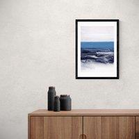 East End Prints Watercolor Landscape Blue Print