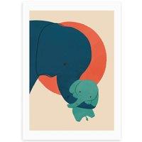 East End Prints Baby Elephant Print