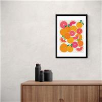 East End Prints Grapefruit Harvest Print