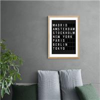 East End Prints Arrivals Board Print