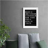 East End Prints Arrivals Board Print