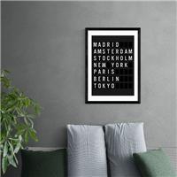 East End Prints Arrivals Board Print