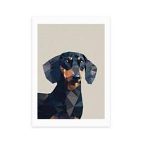 East End Prints Daschund Print