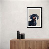 East End Prints Daschund Print