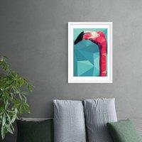 East End Prints Flamingo Head Print