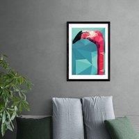 East End Prints Flamingo Head Print