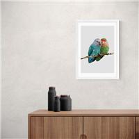 East End Prints Two Love Birds Print