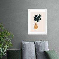 East End Prints Monstera Vase Print
