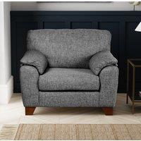 Meyer Tonal Weave Armchair Grey